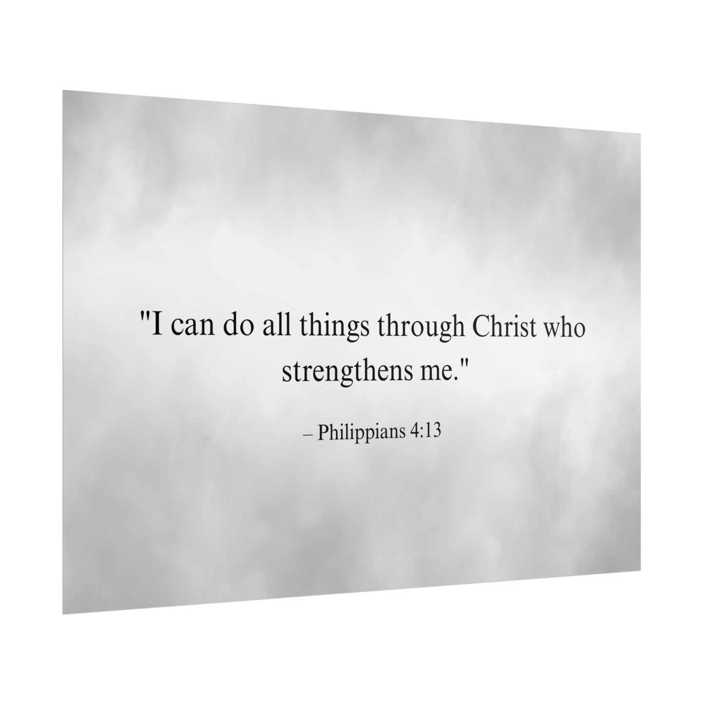 Rolled Poster Bible Verse